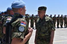 Visiting Serbian Peacekeepers in the South of Lebanon