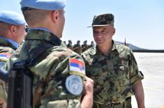 Visiting Serbian Peacekeepers in the South of Lebanon