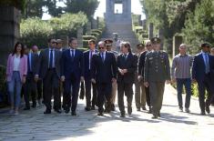 President of Egypt lays wreath at Monument to Unknown Hero on Mt. Avala