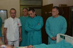 Minister Vulin Visited Injured Workers from Lučani