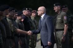 Ministar Vučević prisustvovao “Trci heroja” na takmičenju jedinica Vojne policije
