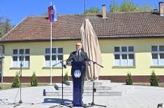 Minister Vučević unveils monument to soldiers killed in 1990s wars in Bačka Topola