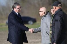 President Vučić in Nikinci: We are accelerating the modernisation of the Serbian Armed Forces