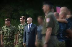Minister Vučević attends “Heroes Race“ at Military Police units
