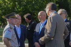 Predsednik Vučić i predsednik Egipta al Sisi stigli na prikaz naoružanja