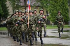 Class of June 2023 take oath of enlistment, Minister Vučević attends