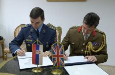 Потписан План билатералне војне сарадње са Уједињеним Краљевством Велике Британије и Северне Ирске