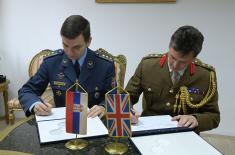 Bilateral Military Cooperation Plan signed with United Kingdom of Great Britain and Northern Ireland