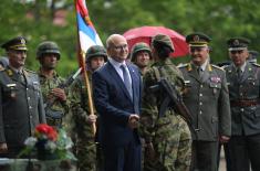 Class of June 2023 take oath of enlistment, Minister Vučević attends