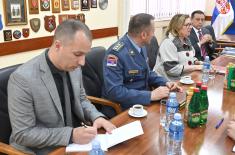 Poseta delegacije Multinacionalnih snaga i posmatrača Srbiji