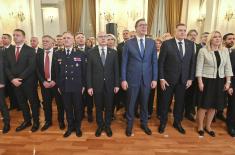 Minister of Defence and Chief of General Staff host New Year and Christmas reception