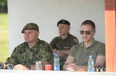 Minister Stefanović visits cadets at “Orešac“ firing range