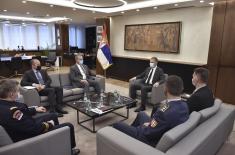 Meeting between Minister Stefanović and U.S. Ambassador