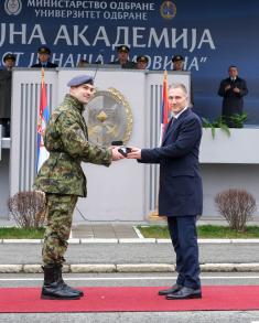 Minister Stefanović attends promotion of Reserve Class of September 2021