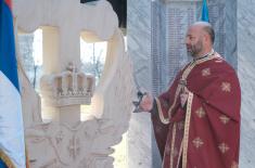 Minister Stefanović lays wreath at Memorial to Fallen Members of Republika Srpska