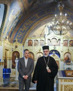 Chapel of St. George, patron saint of military, in Ružica Church being renovated