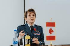 Visit from Major General Lise Bourgon