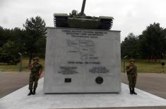 Wreaths Laid at Monument to Fallen Members of 549th Motorised Brigade