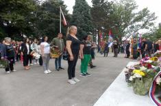 Wreaths Laid at Monument to Fallen Members of 549th Motorised Brigade