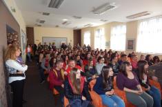 Presentation of military profession and military schools in Vranje