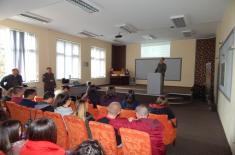 Presentation of military profession and military schools in Vranje