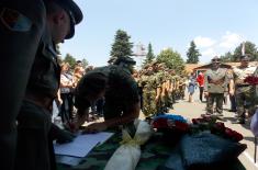 Svečanost polaganja vojničke zakletve u Leskovcu