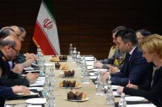 Djordjevic with Defence Ministers of Iran and Armenia