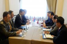 Djordjevic with Defence Ministers of Iran and Armenia