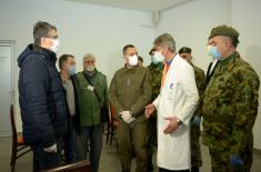   Minister Vulin in Niš: Serbian Armed Forces have done everything necessary to adapt Čair Hall to the purpose of treatment