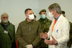   Minister Vulin in Niš: Serbian Armed Forces have done everything necessary to adapt Čair Hall to the purpose of treatment