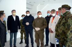   Minister Vulin in Niš: Serbian Armed Forces have done everything necessary to adapt Čair Hall to the purpose of treatment