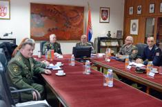 Belarus Delegation Visiting Military Academy