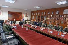 Belarus Delegation Visiting Military Academy