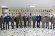 Belarus Delegation Visiting Military Academy