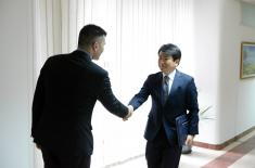 Defence Minister meets Korean Ambassador