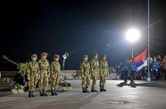 Honorary artillery fire on the occasion of Belgrade Liberation Day