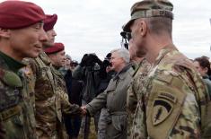 Vulin: Ponosno nosite znak srpske vojske