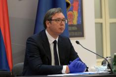 Predsednik Vučić u Nišu: Došao sam da pokažem da sam sa svojim narodom