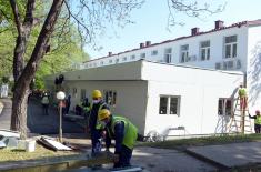 Ministar Vulin: Za šest dana biće završena izgradnja nove bolnice na Karaburmi