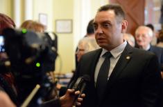 Ministar Vulin: Brinemo o bezbednosti svih ljudi koji žive na Kosovu i Metohiji