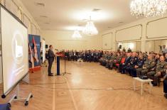 Marking the Day of Odbrana Media Centre and 140 years of military press