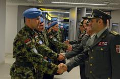 Welcoming peacekeepers from the Central African Republic 