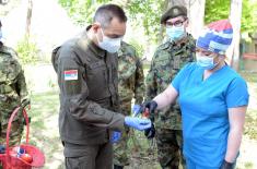 Minister Vulin: The front line with the members of the Serbian Armed Forces did not fall