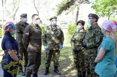 Minister Vulin: The front line with the members of the Serbian Armed Forces did not fall
