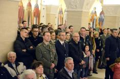 St. Sava’s days in Serbian military education 