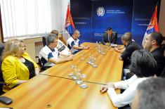 Defence Minister receives Serbian Paralympic athletes
