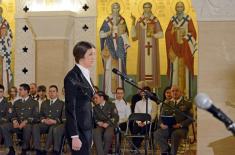 St. Sava’s days in Serbian military education 