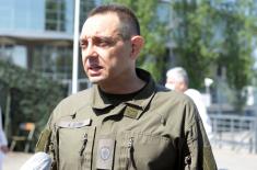 Minister Vulin: The front line with the members of the Serbian Armed Forces did not fall