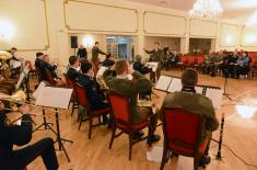 Održana proba pred koncert vojnih orkestara Srbije i Velike Britanije