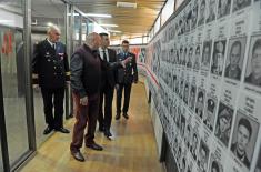 Defence Minister visited Memorial Room for Victims of Kosovo and Metohija 